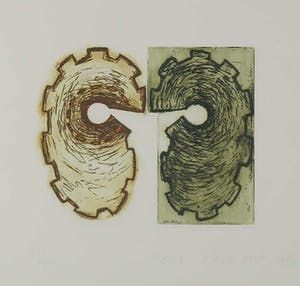 Rene Klarenbeek - Ets en aquatint, Zonder titel - Ingelijst kopen? Bied vanaf 10!