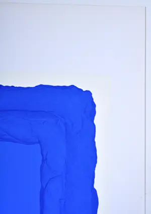 Bram Bogart - Blauw - Kleurenzeefdruk, gesigneerd, 55x42 cm, 1975 kopen? Bied vanaf 850!