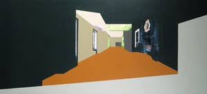 Mirjam Kuitenbrouwer - Acryl en collage op paneel, Uit de serie Intervallen (met ophangsysteem) kopen? Bied vanaf 150!