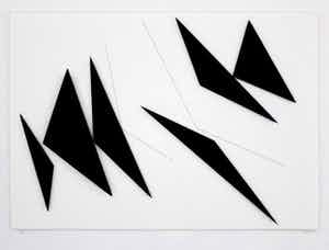 Genevieve Claisse - Composition géométrique gesigneerde 3D-constructie verkocht voor € 70!