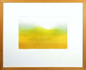 Lydia Oerlemans - Ets en aquatint, Zonder titel - Ingelijst verkocht voor € 50!