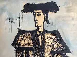 Bernard Buffet - Toreador - lithografie kopen? Bied vanaf 50!