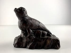 Jaap Hartman - bronzen beeld - 'zeehond' kopen? Bied vanaf 125!