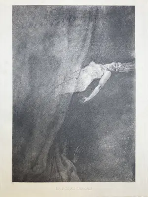 Felicien Rops - Le Rideau Cramoisi (The crimson curtain; het karmozijnrode gordijn) kaufen? Bieten Sie von 49!