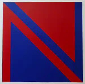 Maarten Manson - Abstract Geometrische Compositie 1973 verkauft für € 45!