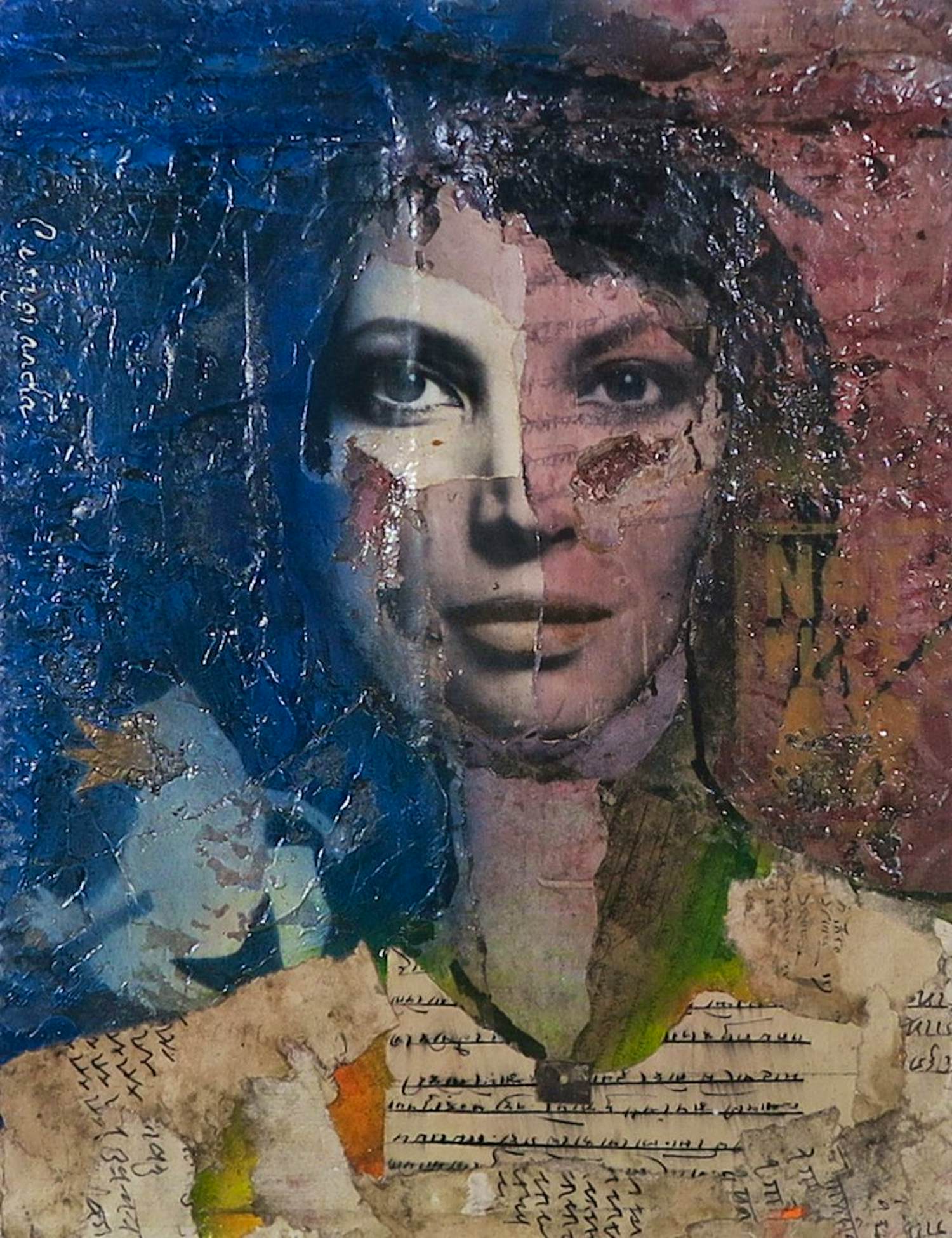 Patrizia Casagranda - Gemengde techniek / Collage op paneel, Zonder titel kopen? Bied vanaf 80!