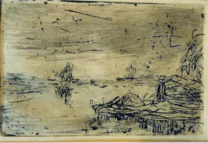 Floris Verster - Landschap - gedrukt door Sem Harz kaufen? Bieten Sie von 25!