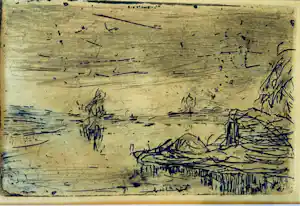 Floris Verster - Landschap - gedrukt door Sem Harz verkauft für € 25!