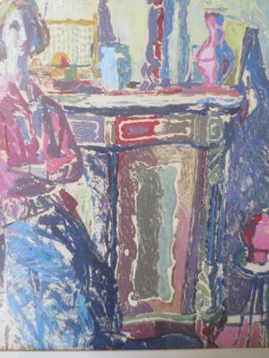 Cornelis Kievit - (1916-1966) Interieur 1960 kopen? Bied vanaf 167!