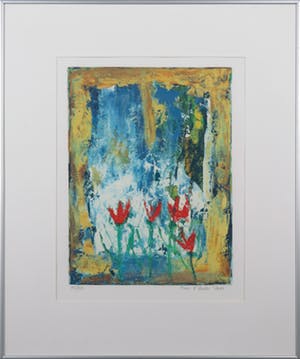 Franz Lauter - Zeefdruk, Zonder titel IV - Ingelijst kopen? Bied vanaf 35!