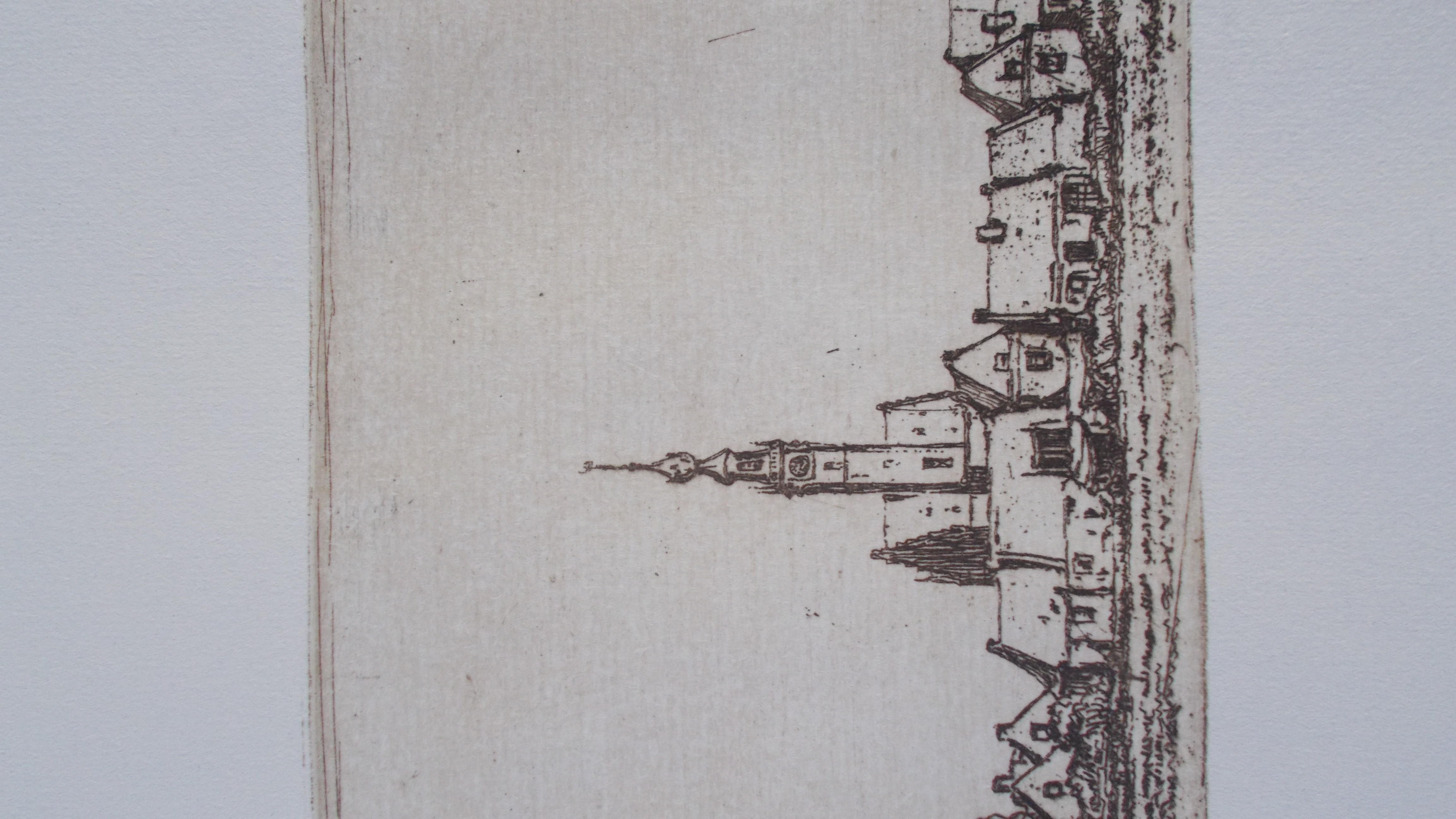 Herman Heuff - Gezicht op Veere kopen? Bied vanaf 40!