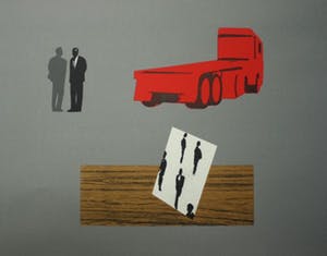 Peter Bes - Peter Bes, Zeefdruk (x4), titel onbekend kopen? Bied vanaf 120!