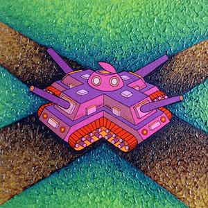 Dadara - zeefdruk: Peace Tank verkocht voor € 105!