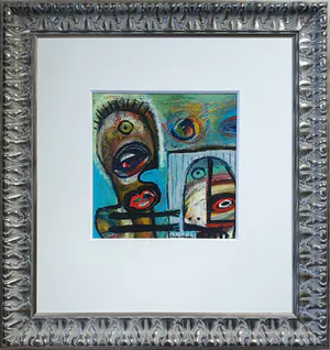 Henk Vierveijzer - Olieverf 'Teder' - Ingelijst kopen? Bied vanaf 245!