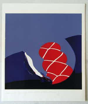 Enrico Baj - Three white crosses verkocht voor € 80!