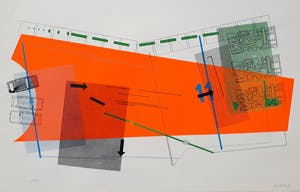 Gerard Verdijk - Four agglomerations, zeefdruk kopen? Bied vanaf 45!