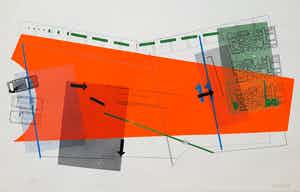 Gerard Verdijk - Four agglomerations, zeefdruk verkocht voor € 45!