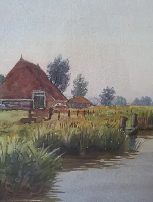 Jan Eversen - (1906-1995) Vaart bij Workum kopen? Bied vanaf 89!