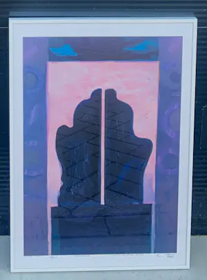 Eric Claus - Ingelijste cristal druk: Gelieven(Commedia dell 'arte) - 1999 kopen? Bied vanaf 100!