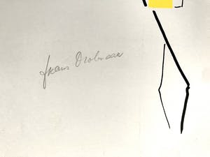 Bob Bonies - & Frans Molenaar: Abstracte compositie - Modeontwerp 2x handgesigneerd 1989 kopen? Bied vanaf 100!