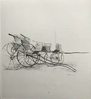 Piet Klaasse - Paarden, proefdrukken offsetlitho, 2-zijdig bedrukt, gesigneerd in druk kopen? Bied vanaf 20!