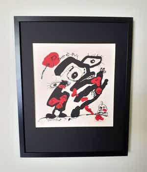 Lucebert - Poetry (mooi gelijst) verkocht voor € 230!