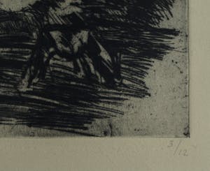 Wilfred Voet - Ets , “2 Koeien in de polder” – gesigneerd –1963 – nr 3 van 12 kopen? Bied vanaf 25!