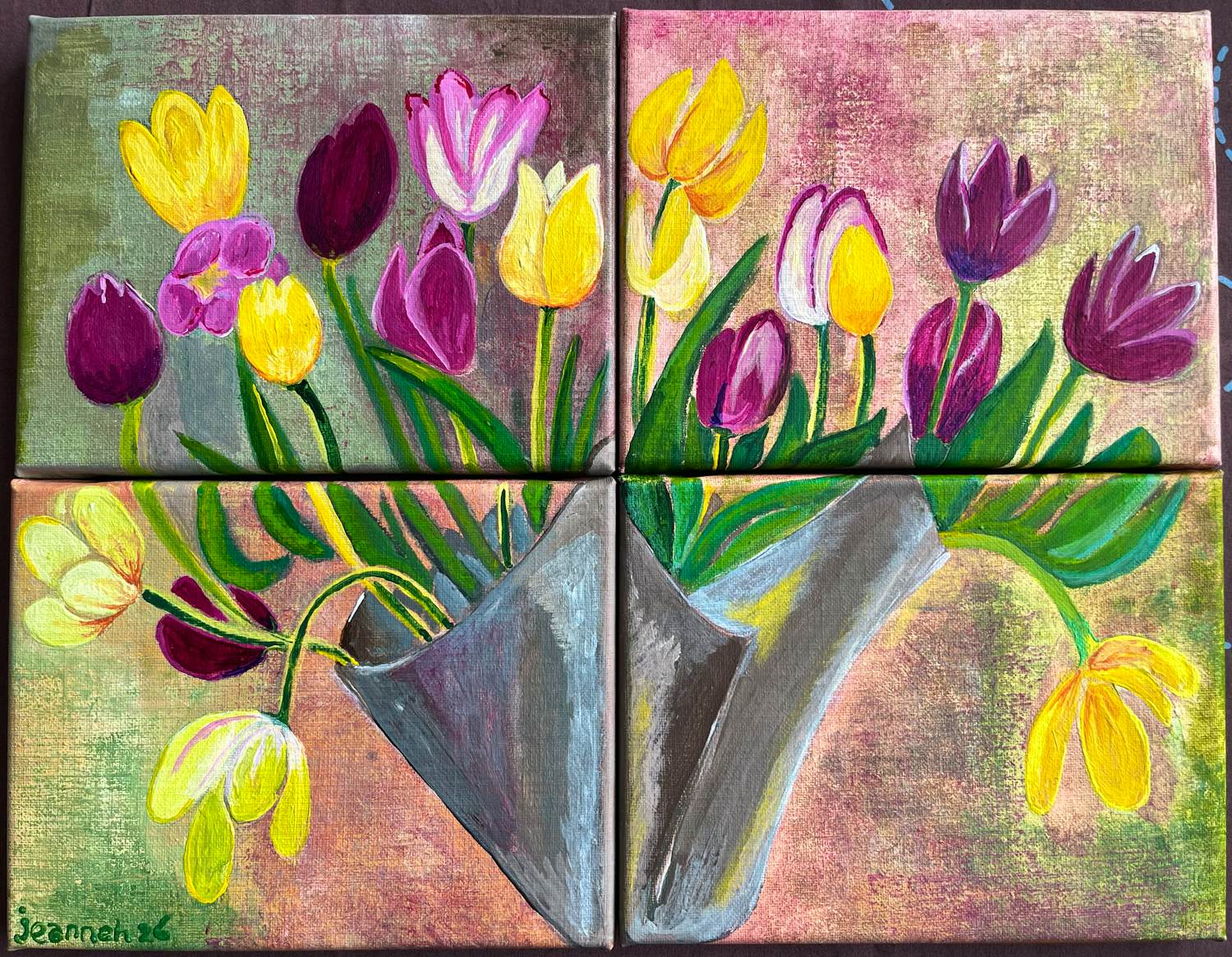 Jeanne Hendrikse - Lente in vier delen / ensemble kopen? Bied vanaf 250!