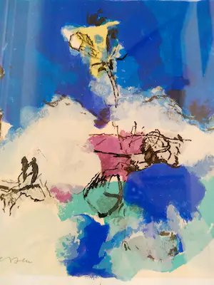 Theodoor Jozef lenssen - (1962) Levendig, krachtig handgekleurd werk kopen? Bied vanaf 59!