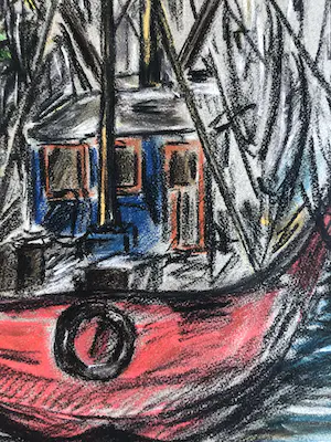 Niet of onleesbaar gesigneerd - Havengezicht (+bonus) kopen? Bied vanaf 1!