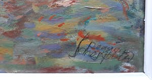 Reggi Scherpbier - Z.T., Impressionistisch landschap kopen? Bied vanaf 100!