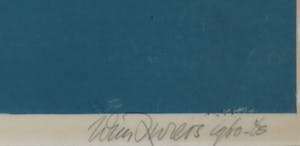 Wim Zwiers - Linosnede, Keeper - Ingelijst kopen? Bied vanaf 35!