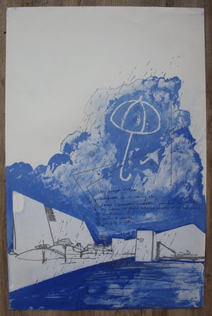 Pieter Engels - Zeefdruk: Sky Event - 1972 kopen? Bied vanaf 40!