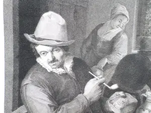 Lambert Antoine Claessens - Un Fumeur - NAAR Lambert Antoine Claessens - Adriaen Van Ostade - Marchais kopen? Bied vanaf 1!