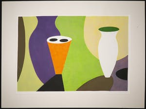 Judith Stolker - Sjabloondruk, Zonder titel - Ingelijst kopen? Bied vanaf 20!