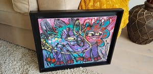 Marianne Naerebout - Poes - acryl op doek, gesigneerd kopen? Bied vanaf 1!