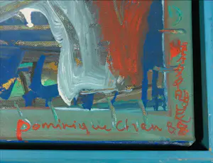 Dominique Chan - Acryl op doek, Zonder titel - Ingelijst kopen? Bied vanaf 1!