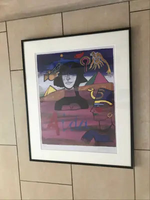 Corneille - zeefdruk - AIDA - 29/200 , gesigneerd en ingelijst kopen? Bied vanaf 149!