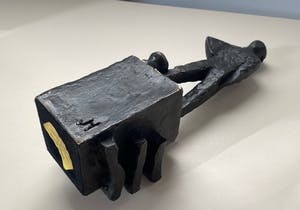 Jaap Hartman - Bronzen beeld "Binnenschipper" kopen? Bied vanaf 100!