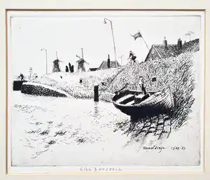 Herman Berserik - Wemeldingen - handgesigneerde ets verkocht voor € 80!