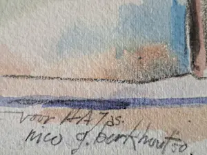 Nico Berkhout - Parijs - Rue st. Jacques . kopen? Bied vanaf 175!