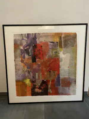 Bram Reijnders - Gemengde techniek - Abstract - Ingelijst (Zeer groot) - kopen? Bied vanaf 110!