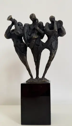 Bernadette Leijdekkers - Bronzen sculptuur | 'De muzikanten' kopen? Bied vanaf 20!