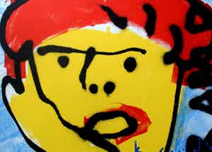 Herman Brood - Zeefdruk verkocht voor € 249!