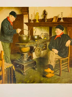 Buy Lucien Van de Velde - By the stove? Bid from 20!