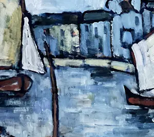 Jan Willem Versteeg - Voiliers dans le Port du Havre kopen? Bied vanaf 80!