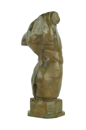 Pierre Chenet - Bronzen beeld van mannen torso - 7 kg kopen? Bied vanaf 369!