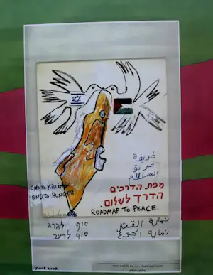 Menashe Kadishman - Zeefdruk: Roadmap to peace kaufen? Bieten Sie von 139!