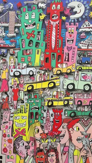 James Rizzi - The Colors of my City kopen? Bied vanaf 1200!