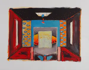 Cor de Jong - Kleurenzeefdruk CONTEMPLATION Handgesigneerd kopen? Bied vanaf 55!